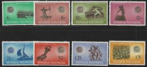 Indonesia #608-615 MNH Full Set of 4