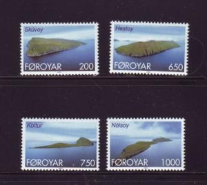 Faroe Islands Sc383-6 2000 Island stamp set NH