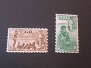 Fiji 1951 Sc B1-2 set MH