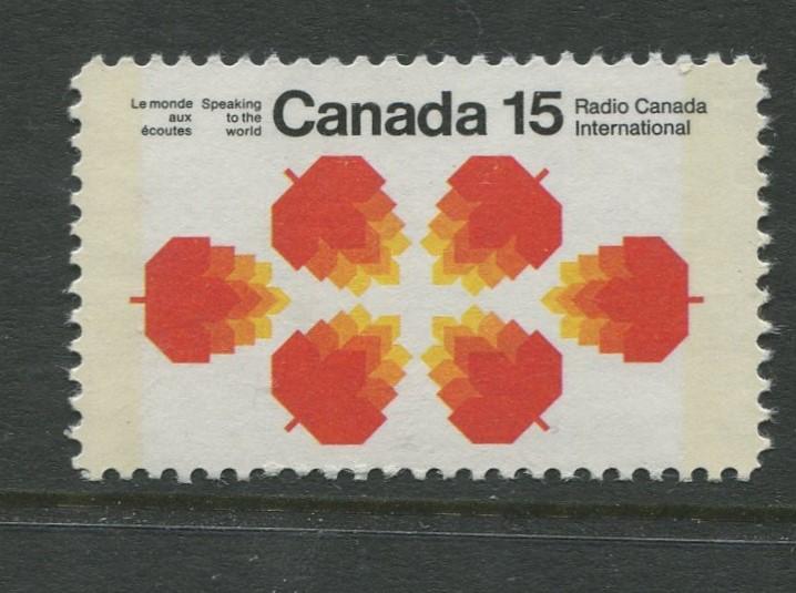 STAMP STATION PERTH Canada #541p Tagged Maple Leaves MVLH CV$3.00