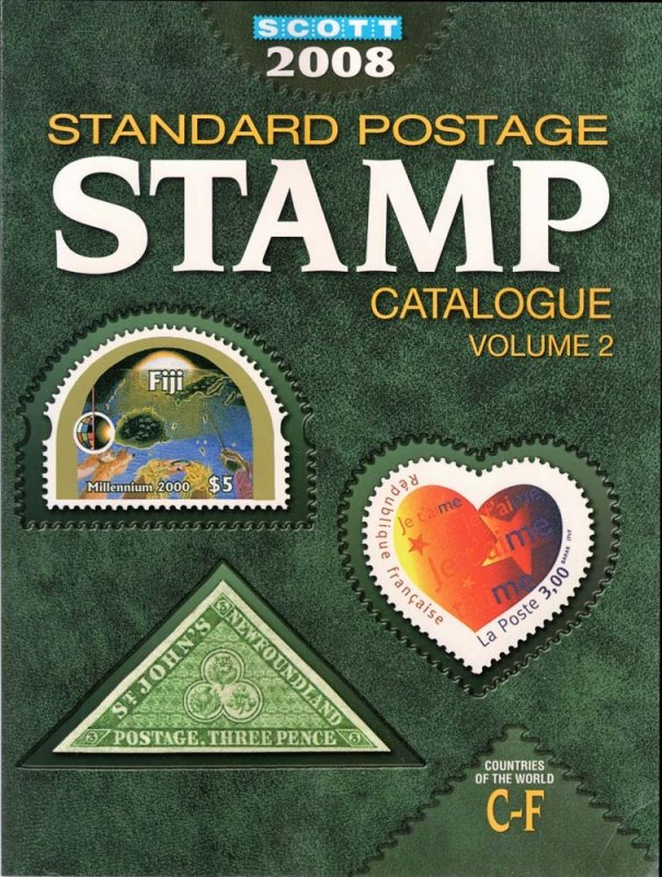 Scott 2008 Edition Catalogs - Standard Postage Stamp Catalogs - Volumes 1-6