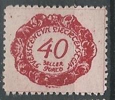 Liechtenstein =  Scott # J7 - MNH