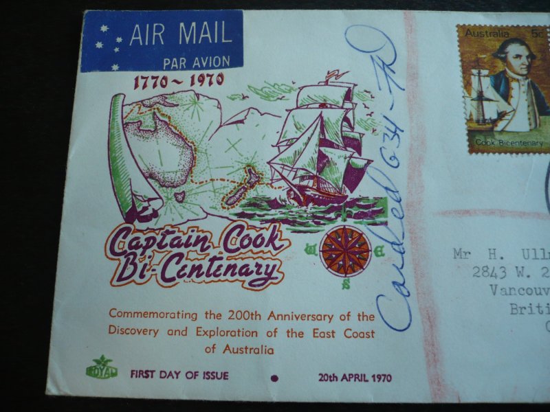 Postal History - Australia - Scott# 477-482 - FDC Set of 6 Stamps