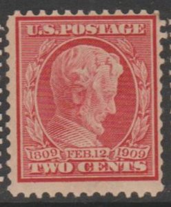 U.S. Scott #367 Lincoln Feb 12, 1809-1909 Stamp - Mint NH Single - IND