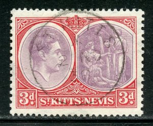 Saint Kitt and Nevis #84a, Used. CV $ 7.50