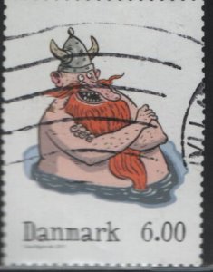 DENMARK  1568 F/VF USED PEOPLE IN WINTER