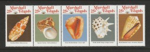 MARSHALL ISLANDS #220a SHELLS MNH