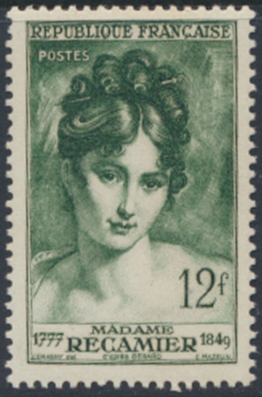 France   SC# 641  MNH  Recamier see details & scans