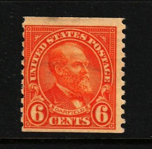 1932 Garfield 6c Sc 723 coil single MLH CV $11