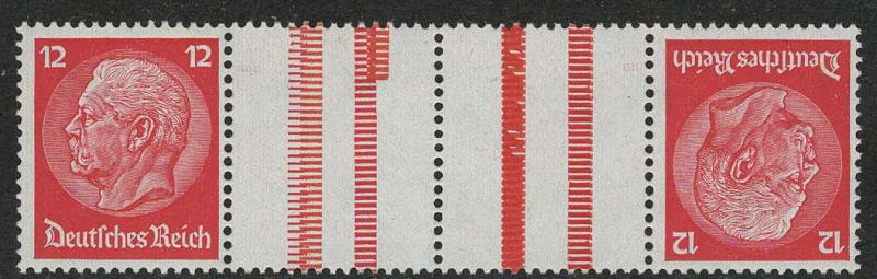 Germany Scott # 406 (2), 2 label, mint nh, tete beche, Mi# KZ19