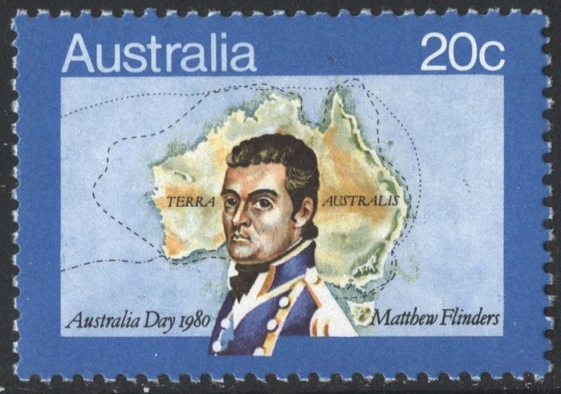 Australia SC#726 20¢Australia Day: Matthew Flinders (1980) MNH