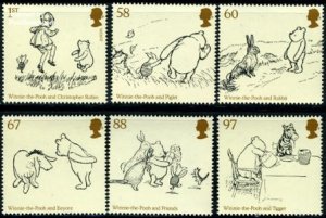 Great Britain 2010, Winnie the Pooh 6v, MNH