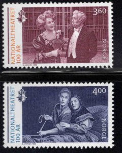 Norway Scott 1238-1239 MNH** 1999 Theater set