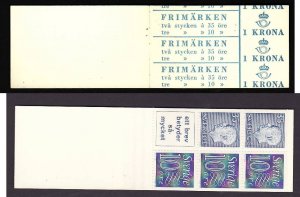 Sweden-Sc#586c- id8-unused NH booklet-definitives-pane of 5-