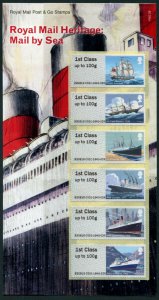 HERRICKSTAMP GREAT BRITAIN NEW ISSUE Royal Mail Heritage - Mail by Sea Post & Go