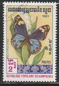 1983 Cambodia - Sc 391 - used VF - 1 single - Butterfly