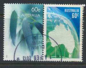 Australia SG 3918 & 3919 se-tenant pair 2013 Greetings Stamps  Fine Used 