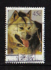 Australian Antarctic Territory  L90 Used NH 1994 huskies 45c.