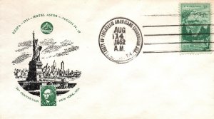 SOCIETY OF PHILATELIC AMERICANS EXSPA 1952 EVENT CACHET COVER NEW YORK AUGUST 14