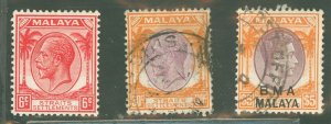 Straits Settlements #222/271 Used Multiple