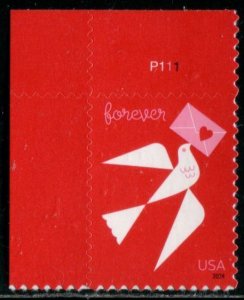 5826 US (66c) Love - Bird w/envelope SA, MNH PNS