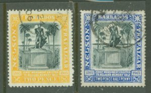 Barbados #105-6 Used Single