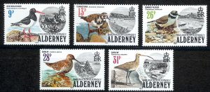 Alderney Sc# 13-17 MNH 1984 Definitives