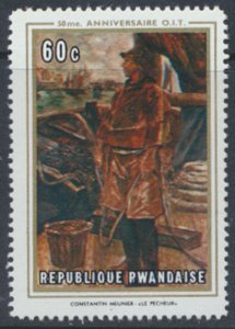 Rwanda  SC# 310  MNH   ILO /  Paintings     see details/scans 