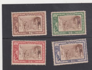 ROMANIA 1907 Scott #B17-B20 MINT Hinged - COMPLETE SET - SCOTT CV $16.00+