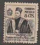 MEXICO 843, 8¢ 1934 Definitive Wmk Gobierno...279. Used. F-VF. (925)