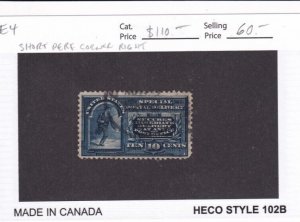 U.S.: Sc #E4, 10c Special Delivery, Used, Cat. $110 (F32245)