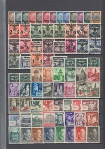 Complete Collection WWII  Third Reich Occup.Generalgouvernement MNH