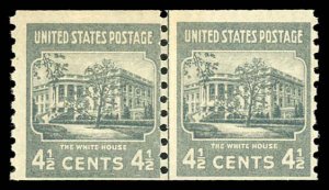 USA 844 Mint (NH) Line Pair