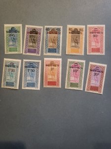 Stamps Burkina Faso Scott #33-42 h