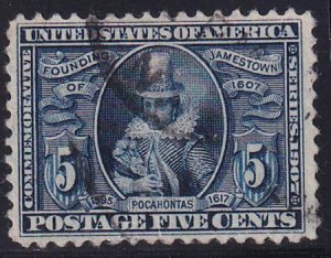 US 330 Early Commemoratives Used VF+ Very Well Centered For This!