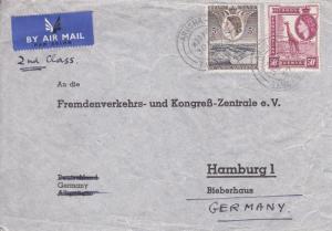 Rousha, Tanganyika to Hamburg, Germany, 1937, Airmail (11386)