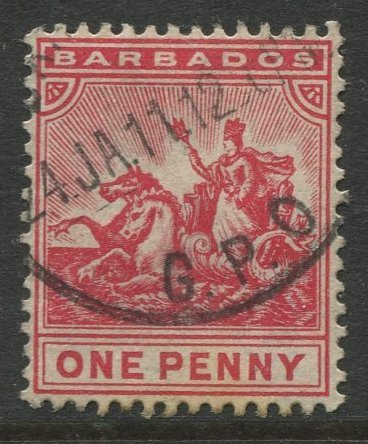 STAMP STATION PERTH Barbados #93 Definitive Issue Used Wmk 3 -1904-1910