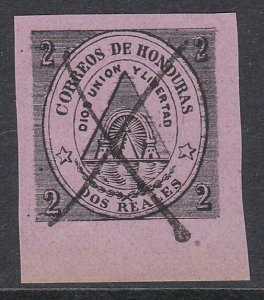 HONDURAS  An old forgery of a classic stamp.................................D486
