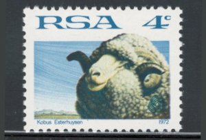South Africa 1972 Ram's Head & Wool Mark 4c Scott # 371 MNH
