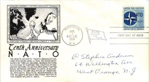 #1127 NATO– Anderson Cachet Addressed to Anderson SCand