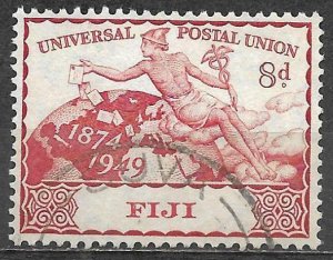 Fiji 1949 Stamp 75th Anniversary Universal Postal Union UPU 8d Used 