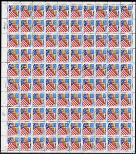 2897, 32¢ Complete Sheet of 100 Stamps Brookman $115.00 - Stuart Katz