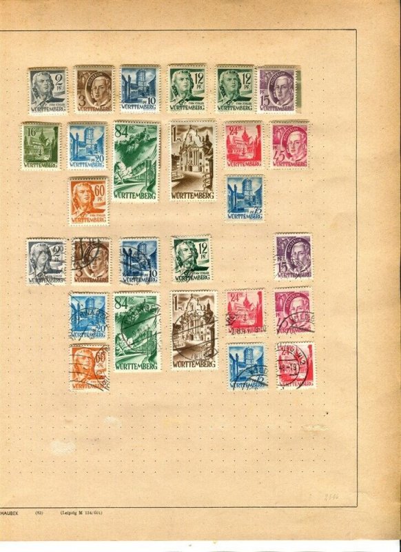 GERMANY; 1946-48 early Allied Zones Occupation issues fine Mint used LOT