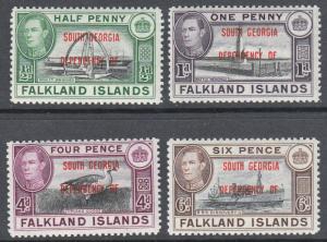 Falkland Islands South Georgia KGVI 1944 Set SGB1-8 Mint Never Hinged MNH UMM