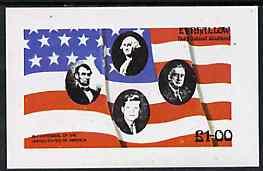 Eynhallow 1976 USA Bicentenary (US Presidents & Flag)...