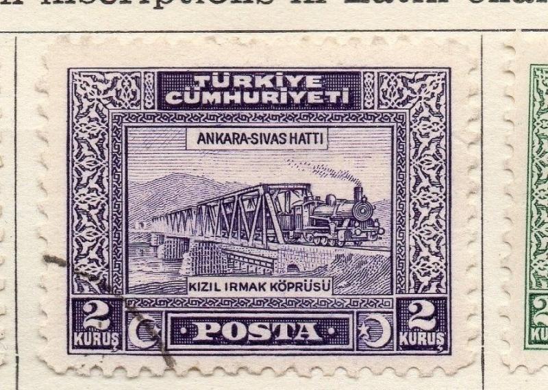 Turkey 1929-30 Early Issue Fine Used 2k. 152642 