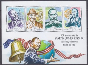 2014 Guinea-Bissau 7276-7279KL Nobel laureates / Martin Luther King 12,00 €