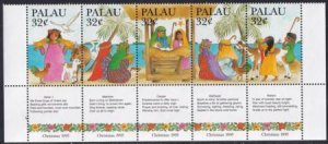 US 382 Trust Territories Palau NH VF Christmas Tabs