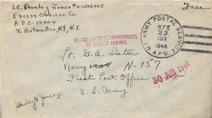 United States A.P.O.'s Soldier's Free Mail 1944 U.S. Army Postal Service, A.P...