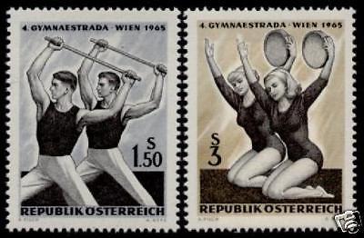 Austria 750-1 MNH Gymnastics, Dancers